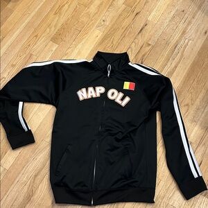 Black Napoli Track Jacket